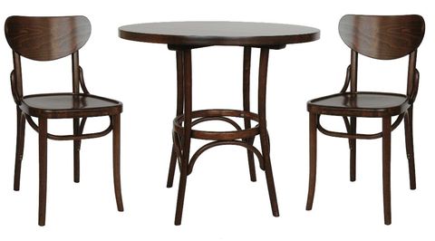 Dřevěné masivní židle.