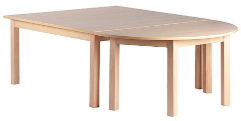 Dětské stoly půlkulaté KOMBI PK