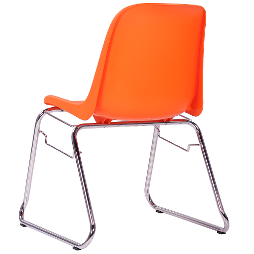 Kovové židle s plastovým, sedákem