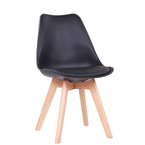 Designové skořepinové židle MILO plastový sedák