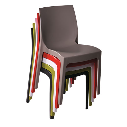 Plastové židle ISA různé barvy