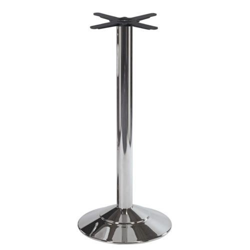 Kovové barové stolové podnože EMBO CR H chrom