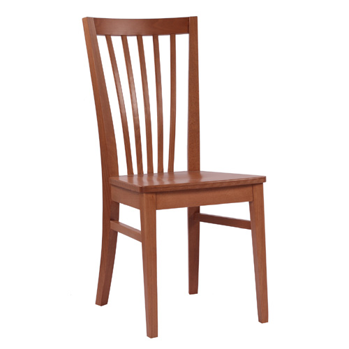 Dřevěné židle s dřevěným sedákem