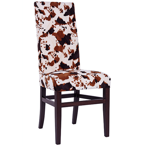 Imitace kráva čalouněné židle