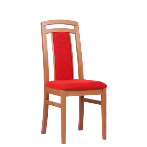 Dřevěné stoličky do restaurace čalouněné