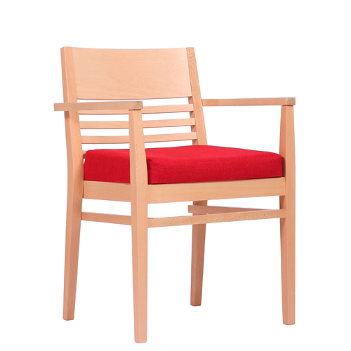 Dřevěná židle čalouněná LAURIN AL STK