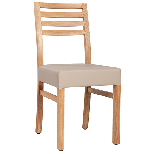 Dubové židle čalouněný sedák do restaurace