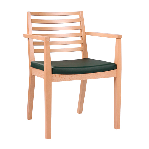 Dřevěné židle pro restaurace s operkou 