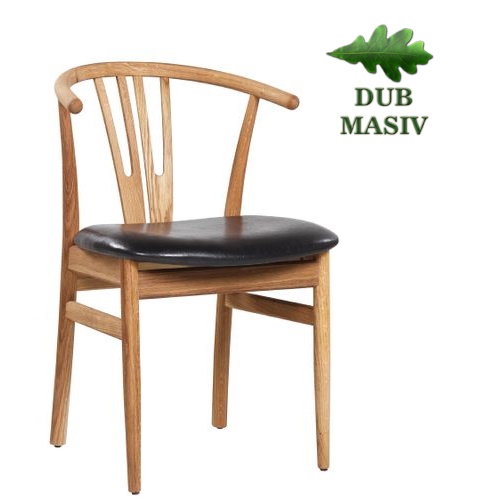 Židle pro restaurace ROMEO dubové dřevo
