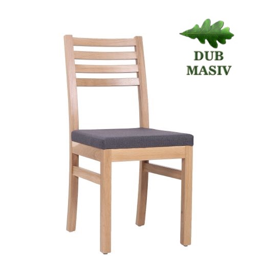 Restaurační čalouněné židle ARMANDO PE dub masiv