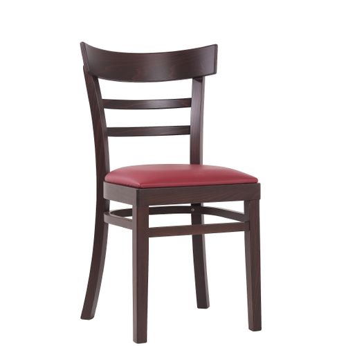 Dřevěné židle MARONA P s čalouněným sedákem do restaurace hospody