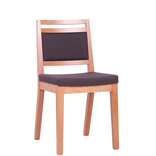 Dřevěná židle čalouněná LEANDRO P