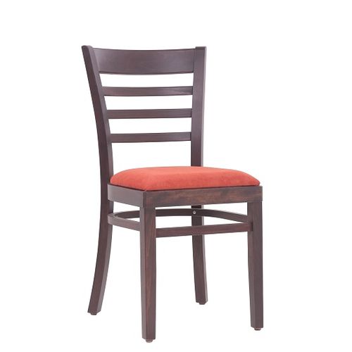 Restaurační židle WILMA P masivní buk čalouněný sedák