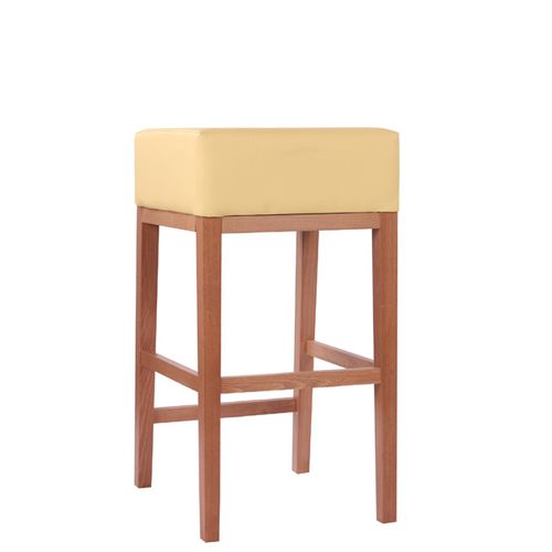 Dřevěné  barové židle se širokým sedákem