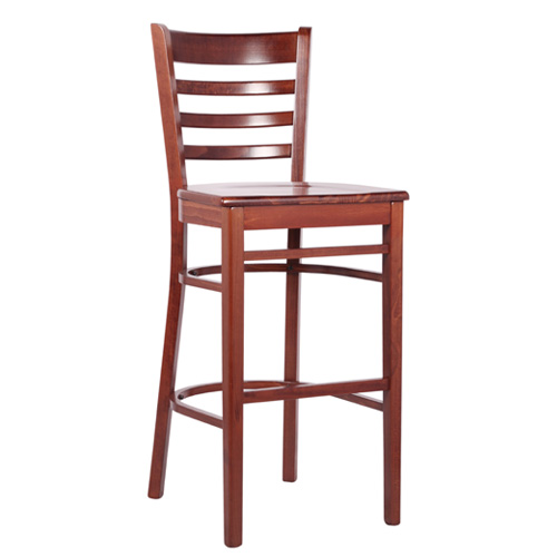 Dřevěná barová židle William Bar