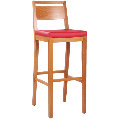 Dřevěné restaurační barové židle
