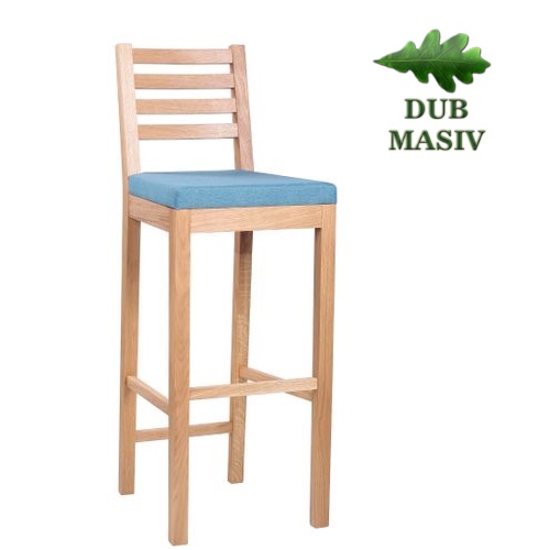 Restaurační barové židle ARMANDO PE BAR dub masiv