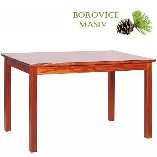 Dřevěné stoly ROBBY 128Z borovicové jídelní a restaurační stoly