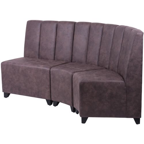 Čalouněné lavice OLBIA QR IE vnitřní roh modul 60° 