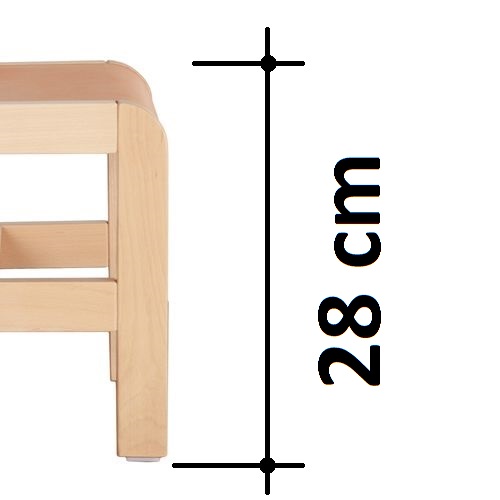výška sedáku 28 cm