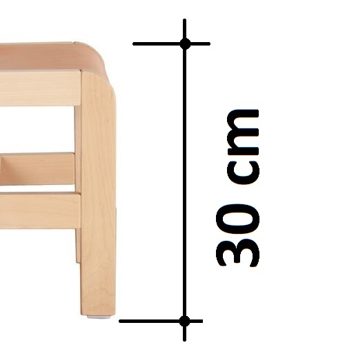 výška sedáku 30 cm