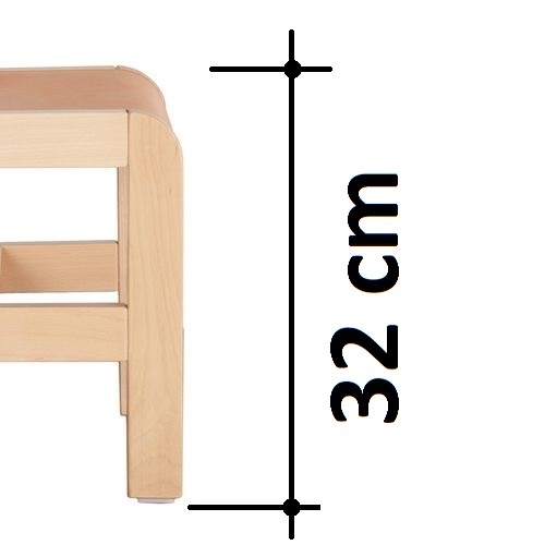 výška sedáku 32 cm