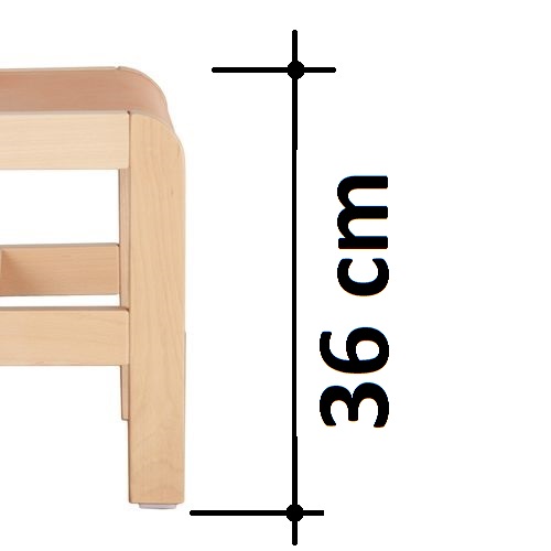 výška sedáku 36 cm