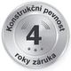 Záruka na kosntrukční pevnost od výrobce