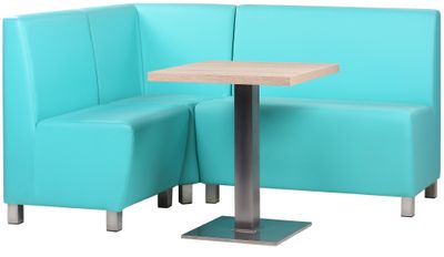 Lavice DUBLINO FE mají nerezové nohy Restaurační lavice DUBLINO FE mají nerezové nohy