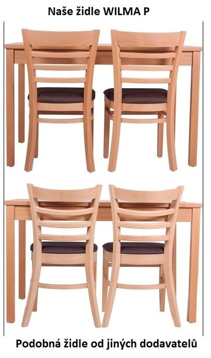 Dřevěné židle