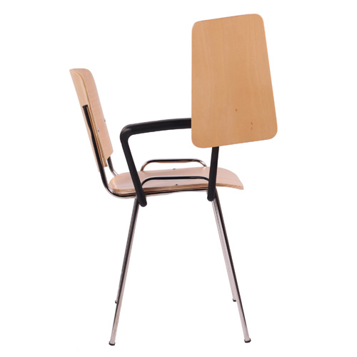 Židle do seminárních místností s psacím stolkem