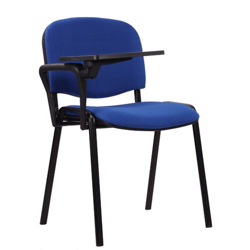 Kovová jednací židle s psací podložkou