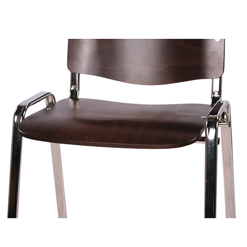 Školní židle kovové dřevěný sedák