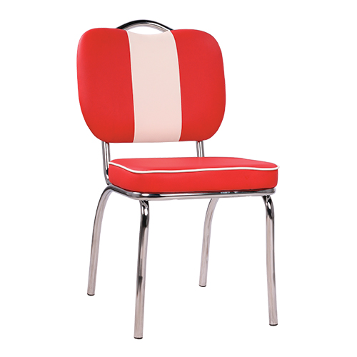 Kovové čalúnené stoličky