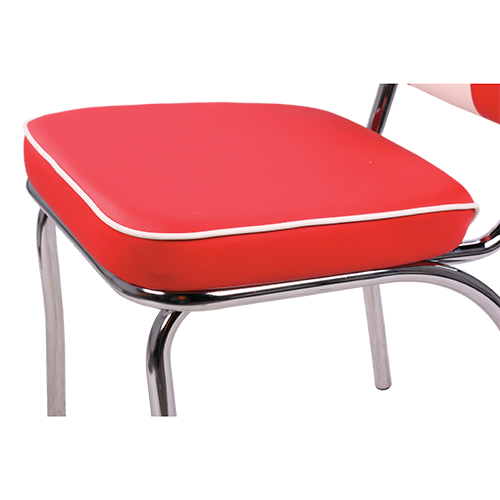 Kovové čalouněné židle