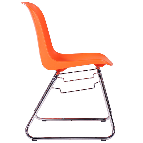 Plastové jednací židle kovová kostra