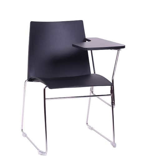 Kovové židle ARIS SEMINAR pro leváky s psací podložkou sklapovací odnímatelnou