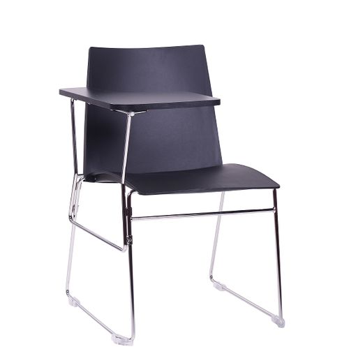 Kovové židle ARIS SEMINAR pro praváky s psací podložkou sklapovací odnímatelnou