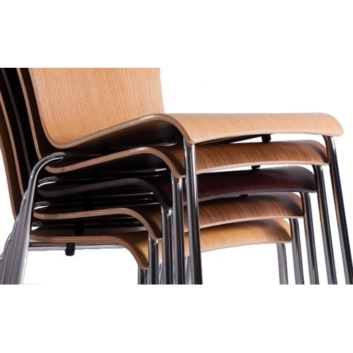 Kovové židle stohovatelné bistro ROMAN