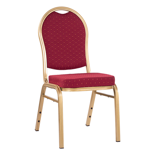 Kovové čalouněné židle pro bankety