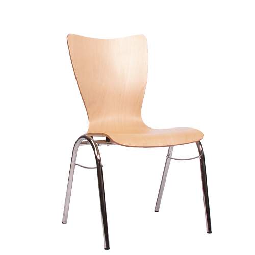 Kovoé stohovatelné židle¨