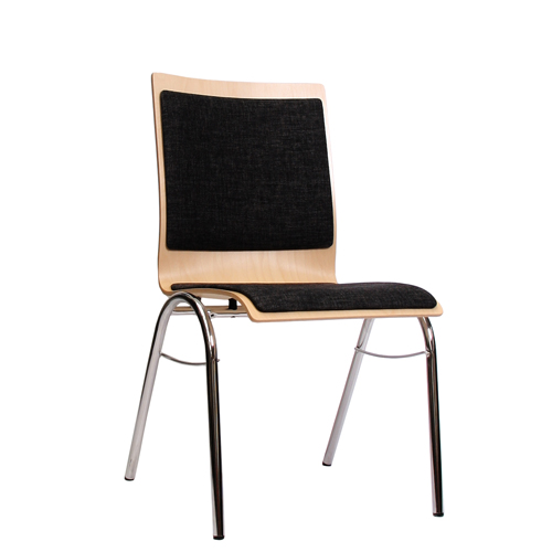 Čalouněné kovové židle