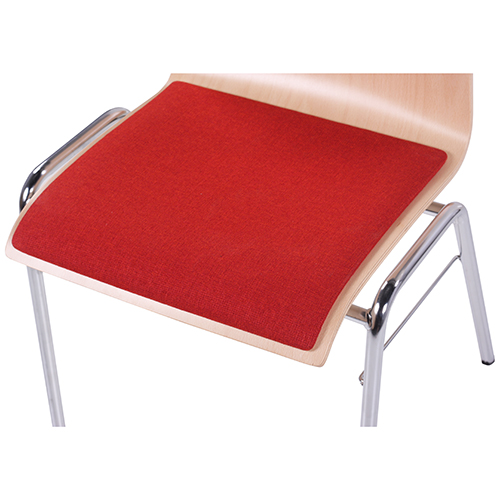 Kovové konferenční židle čalouněný sedák