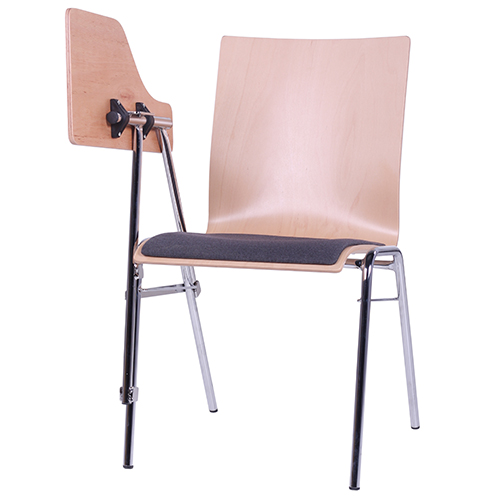 Kovové židle s psacím stolkem