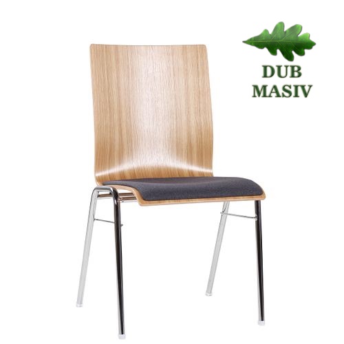 Dubové židle s možností stohování