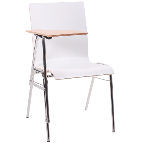 Kovové stoličky s písacím stolíkom