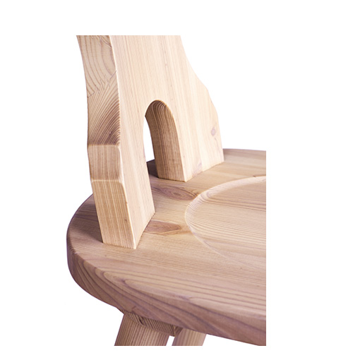 Dřevěné borovicové  židle