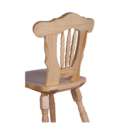 Židle borovice masiv