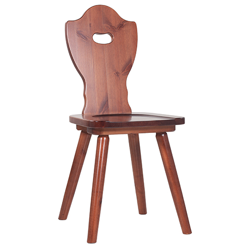 Drevené sedliacke stoličky LOTTE borovica masív