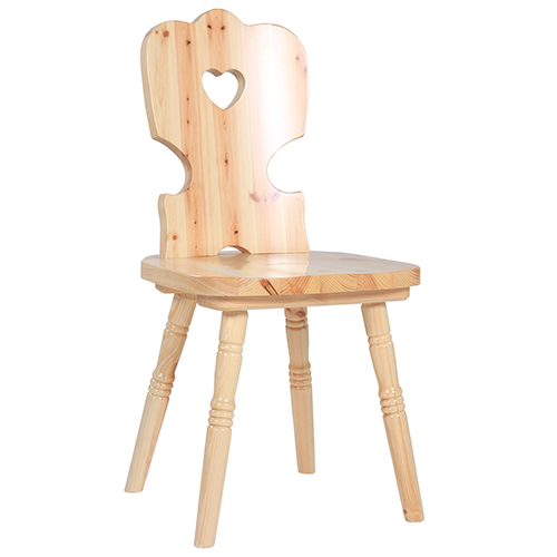 Dřevěné židle masivní borovice